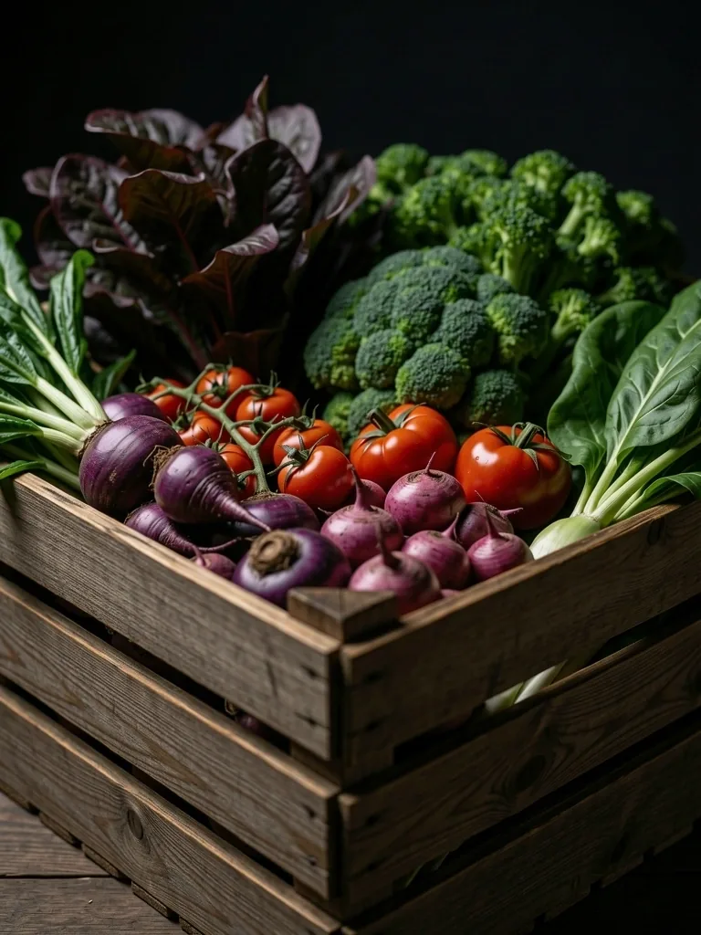 Organic produce texture